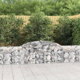 kaarekujulised gabioonkorvid 13 tk, 300 x 30 x 60/80 cm, raud