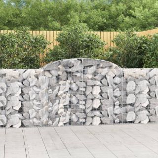 kaarekujulised gabioonkorvid 7 tk, 300x30x100/120 cm, raud