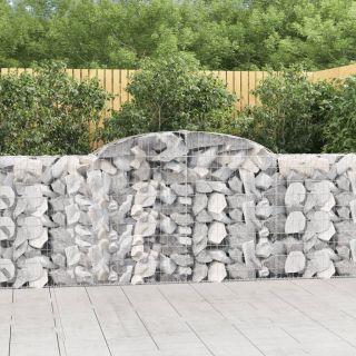 kaarekujulised gabioonkorvid 13 tk, 300x30x100/120 cm, raud