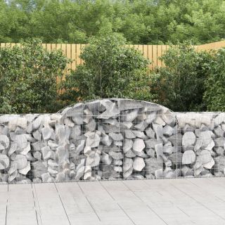 kaarekujulised gabioonkorvid 7 tk, 300x50x80/100 cm, raud