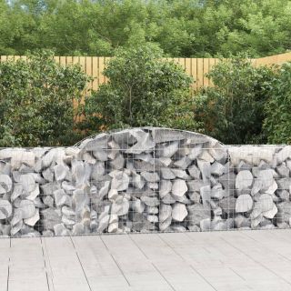 kaarekujulised gabioonkorvid 12 tk, 300x50x80/100 cm, raud