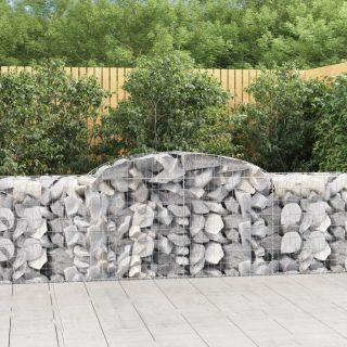 kaarekujulised gabioonkorvid 11 tk, 300x50x80/100 cm, raud