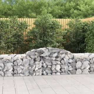 kaarekujulised gabioonkorvid 6 tk, 300x50x60/80 cm, raud