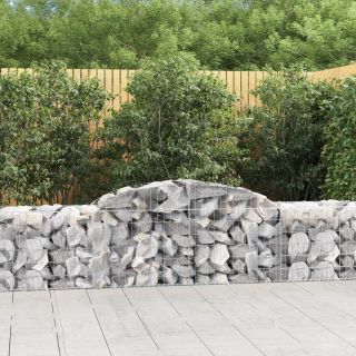 kaarekujulised gabioonkorvid 10 tk, 300x50x60/80 cm, raud