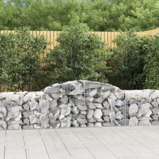 kaarekujulised gabioonkorvid 12 tk, 300x50x60/80 cm, raud