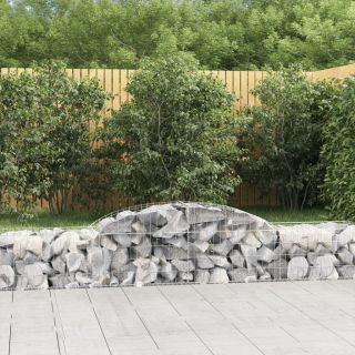 kaarekujulised gabioonkorvid 8 tk, 300x50x40/60 cm, raud