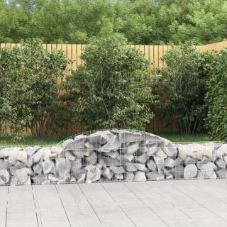 kaarekujulised gabioonkorvid 7 tk, 300x50x40/60 cm, raud