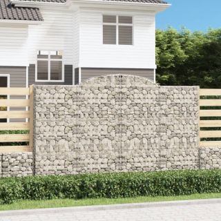 kaarekujulised gabioonkorvid 5 tk, 300x50x180/200 cm, raud