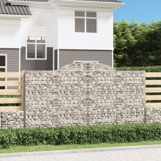 kaarekujulised gabioonkorvid 6 tk, 300x50x160/180 cm, raud