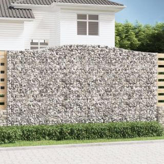 kaarekujulised gabioonkorvid 3 tk, 400x50x220/240 cm, raud