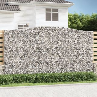 kaarekujulised gabioonkorvid 2 tk, 400x50x220/240 cm, raud