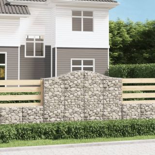 kaarekujulised gabioonkorvid 10 tk, 200x50x140/160 cm, raud