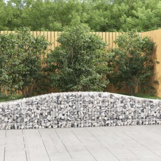 kaarekujulised gabioonkorvid 8 tk, 400x30x40/60 cm, raud