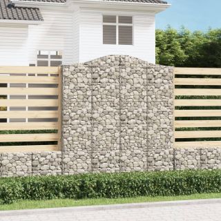 kaarekujulised gabioonkorvid 5 tk, 200x50x220/240 cm, raud