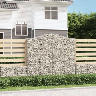 kaarekujulised gabioonkorvid 4 tk, 200x50x180/200 cm, raud