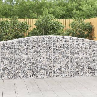 kaarekujulised gabioonkorvid 25 tk, 400x50x100/120 cm, raud