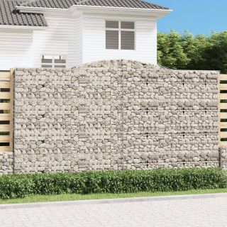 kaarekujulised gabioonkorvid 5 tk, 400x50x220/240 cm, raud