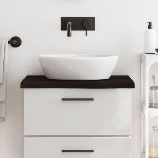 vannitoa tasapind, tumepruun, 60x50x(2-4)cm töödeldud täispuit