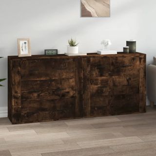 Буфеты 2 шт., Копченый дуб, искусственное дерево