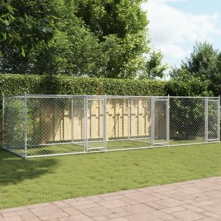 koeraaedik, ustega, hall, 6x2x1,5 m, tsingitud teras