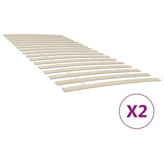 реечное дно кровати с 34 планками 2 шт 100x200 см