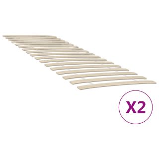 liistudega voodipõhjad 34 liistuga 2 tk 80x200 cm