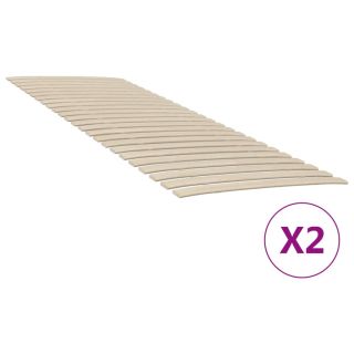 реечное дно кровати с 48 рейками 2 шт 80x200 см