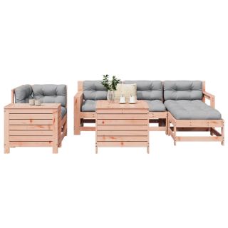 7-osaline aiadiivani komplekt, ebatsuuga puit