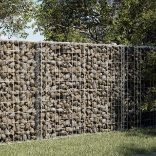 kaanega gabioonkorv, 100x100x100 cm, tsingitud raud
