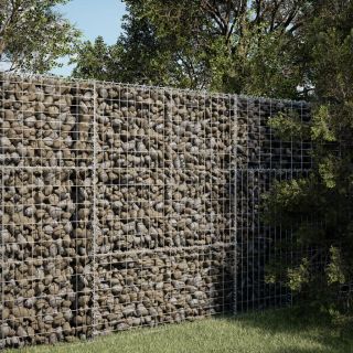 kaanega gabioonkorv, 100 x 100 x 150 cm, tsingitud raud