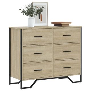 kummut, Sonoma tamm, 91x35,5x74,5 cm, tehispuit