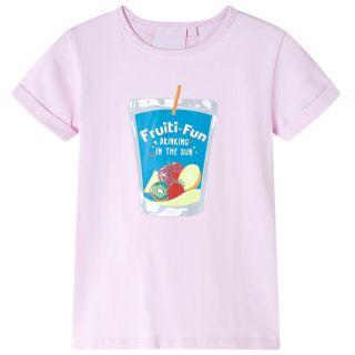 Laste T-särk, pehme roosa, 104