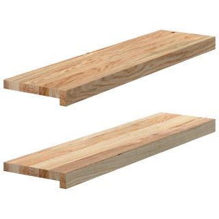 aknalauad 2 tk, 80x20x2 cm, töötlemata tammepuit