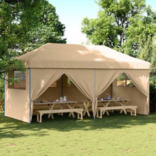 kokkupandav pop-up peotelk 4 külgseinaga, beež