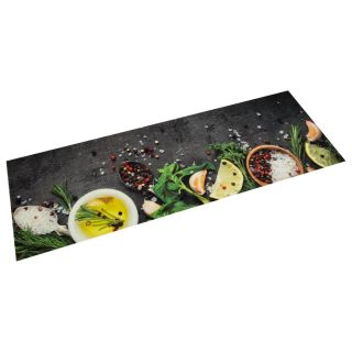 коврик для кухни, моющийся, специи, 60 x 180 см, бархат