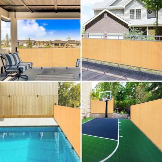 Сетка для защиты от посторонних глаз, песочного цвета, 2 x 10 м, HDPE, 75 г/м²