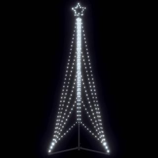 LED jõulupuu, 525 LEDi, külm valge, 302 cm