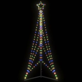LED jõulupuu 483 LED värviline 240 cm