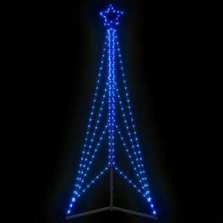 LED jõulupuu, 483 LEDi, sinine, 240 cm