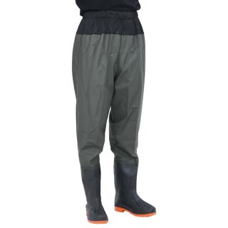 waist waders koos saabastega, tumeroheline, suurus 45