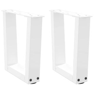 Söögilaua jalad V-kujuline 2 tk Valge 30x(30-31,3) cm Teras