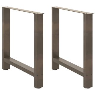 söögilaua jalad, naturaalne teras, 2 tk, 80 x (72–73) cm, teras