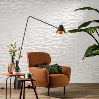 WallArt 3D seinapaneelid, lained, 12 tk GA-WA04