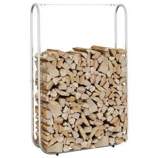 Подставка для дров 100x25x150 см Оцинкованная сталь