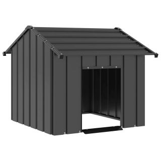 Katusega koeramaja 85x107x81 cm galvaniseeritud teras