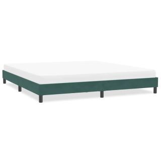 Voodiraam ilma Madratsita Tumeroheline 200x210 cm samet