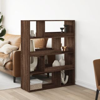ruumijagaja pruun tamm 100x33x125,5 cm, tehispuit