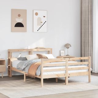 voodiraam peatsiga ilma madratsita Valge 160x200 cm