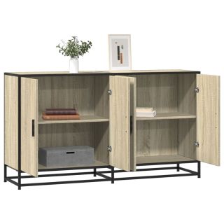 puhvetkapp, Sonoma tamm, 134x35x76 cm, tehispuit