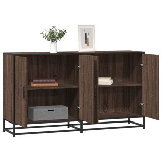 puhvetkapp pruun tamm 134x35x76 cm Engineered Wood